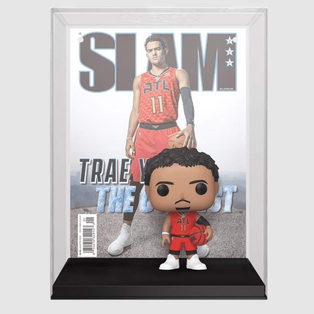 NEW Slam Magazine Cover NBA Atlanta Hawks Trae Young Funko Pop Figure #18